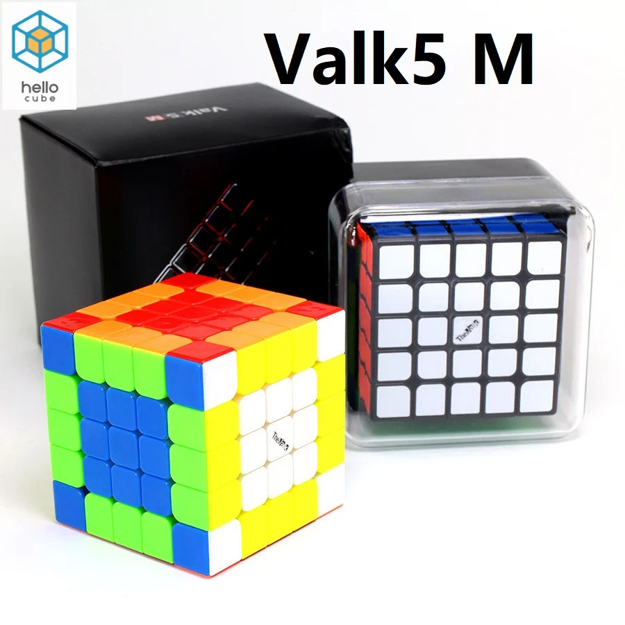 QiYi Valk5 M 5x5x5 Магнитный магический куб Valk 5 магнитный cubo magico WCA Competition neo cube