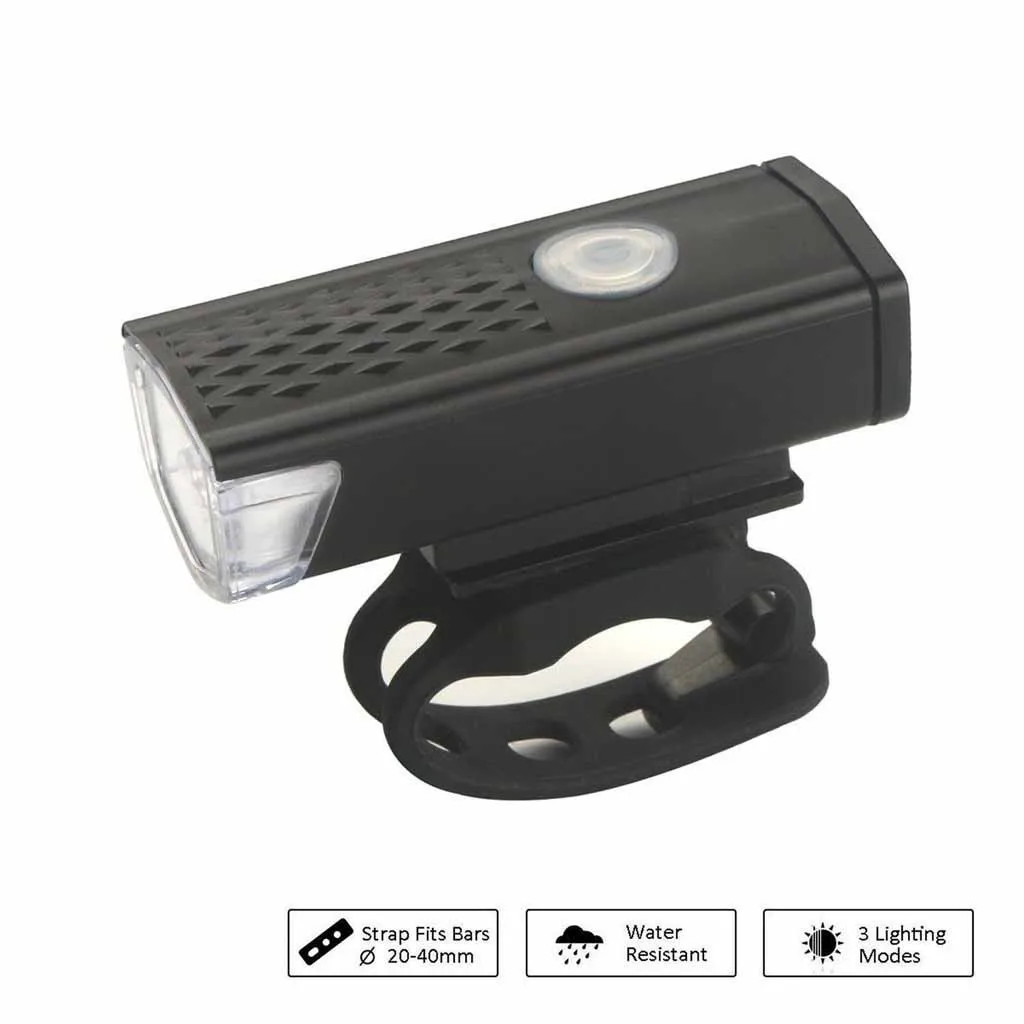 Bike Lights Set Waterproof LED Lights Front Headlight + Rear Taillight Bicycle Light USB Rechargeable Bicycle Light Cycling 817 Bike Lights Set Waterproof LED Lights Front Headlight + Rear Taillight Bicycle Light USB Rechargeable Bicycle Light Cycling 817