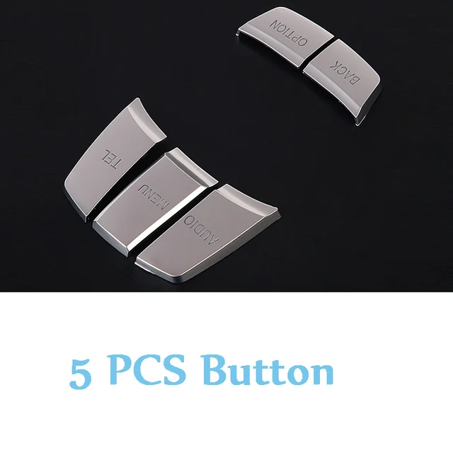 Original Car Multimedia Buttons Cover iDrive Stickers for BMW 1 3 5 7 Series X1 X3 F25 X5 E70 X6 E71 F30 F10 F07 E90 F11 E92 F20 For 5 PCS Button