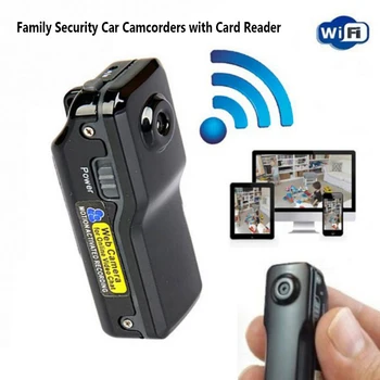 

Family Security Car Camcorders with Card Reader MD81S IP Network Surveillance 5 Pin USB Camera Wireless WiFi Mini Camcorders