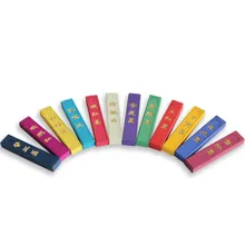 Цветные чернила для каллиграфии палка Тинта Китай 12 цветные чернила карандаш для письма живопись китайские Твердые чернила каллиграфия карандаш чернильный камень