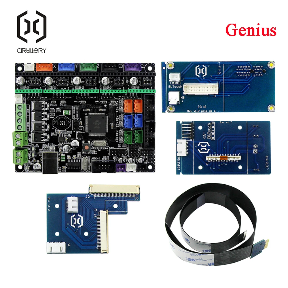 2020! Подходит для 3D принтера Sidewinder X1 и Genius Материнская плата PCB комплект|Детали