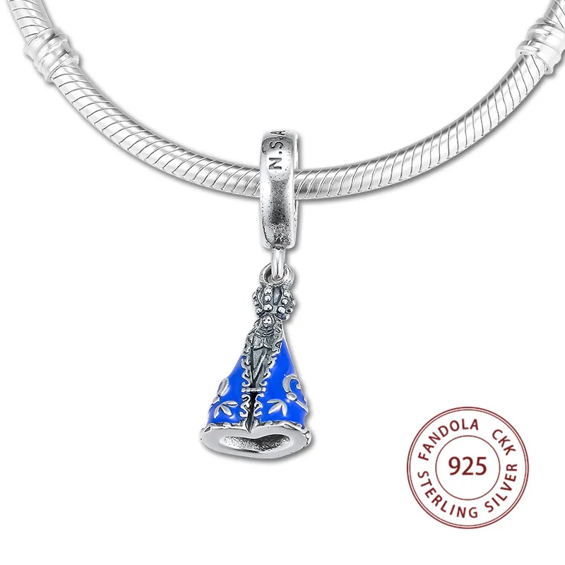 CKK Fit Pandora браслет ожерелье 925 серебро динозавр бусины Подвески Серебро 925 DIY аксессуары для ювелирных изделий