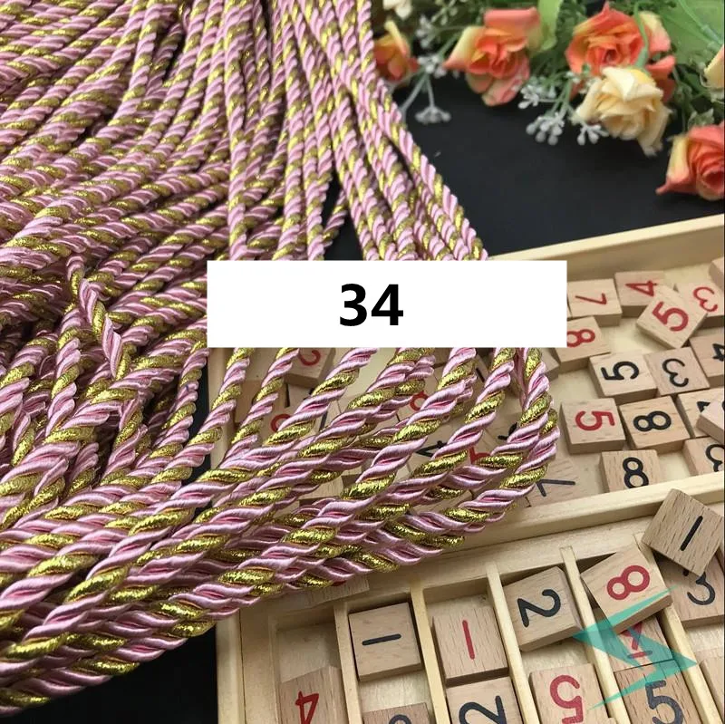 10m Rustic 3mm Three-Strand Polypropylene Home Decor Rope
