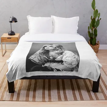 

stevie nicks Throw Blanket Soft Sherpa Blanket Bed Sheet Single Knee Blanket Office Nap Blanket