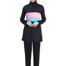 Мусульманские купальные комплекты, мусульманская одежда размера плюс, купальник, консервативный купальный костюм, полное покрытие, пляжный хиджаб, купальные костюмы, Буркини