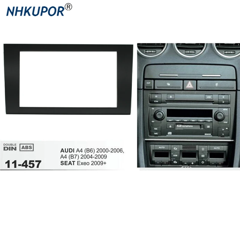 Автомобильный радиоприемник 2 DIN панель для AUDI A4 (B6) A4(B7) SEAT Exeo стерео приборная CD