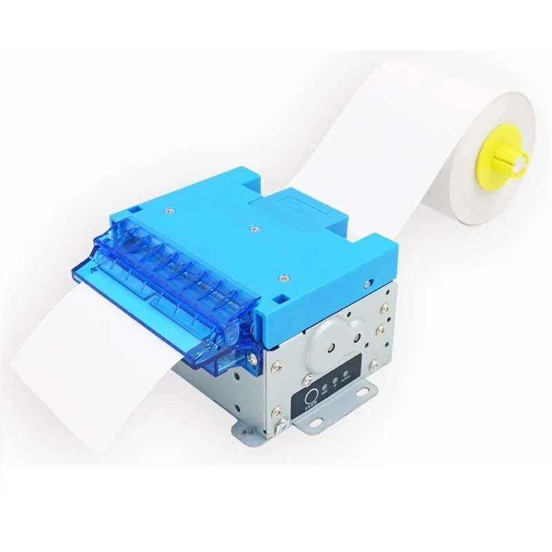 Встроенный 3 дюймовый чек/билета термальный принтер для киоска с автоматическим резаком и регулируемый 60/80/82,5 мм ширина бумаги& светодиодный ободок