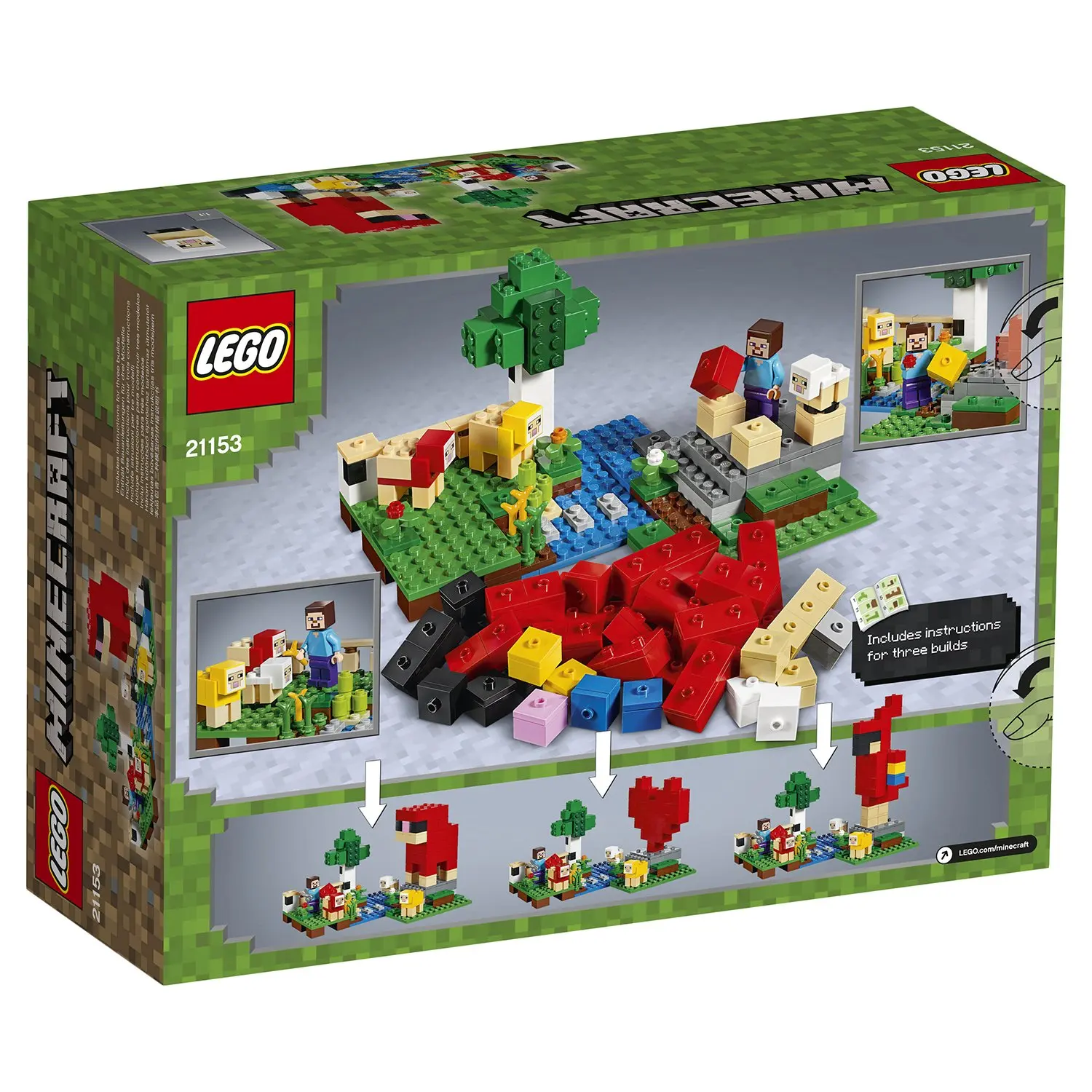 Designer Lego Lego Minecraft wool farm 21153 Designer Lego Lego Minecraft wool farm 21153