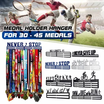 

Durable Medal Hanger Medal Holder Display Rack Stainless Steel Holder Running Swimming Gymnastics Dancing Sport Medals Gift