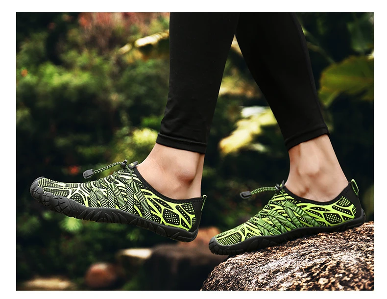 Для мужчин босиком «Five Finger», «Уличная обувь, кроссовки для Для мужчин дышащая спортивная Быстросохнущие кроссовки летняя Водонепроницаемая Обувь Мужская быстросохнущая река море шлёпанцы для женщин
