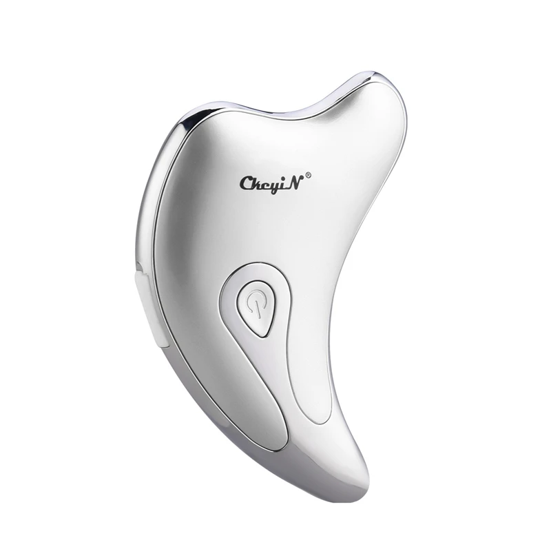 Electric Gua Sha Board Facial Massager Face Lifting Scraping Tool Microcurrent Massage Guasha Plate Wrinkle Removal Slimming 48