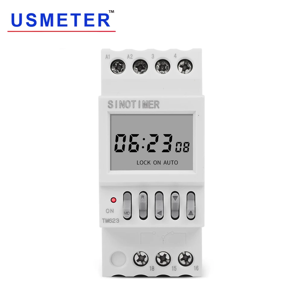 

230V 16A Programmable Astronomical Time Switch with Latitude Longitude Display Controller 8 OFF 8 ON Automatic Adjustment Time