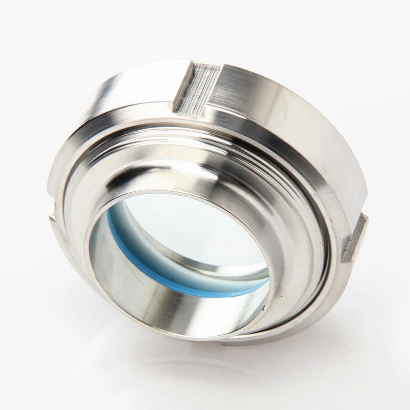 

25mm 32mm Sanitary Sight Glass Stainless Steel 304 Circular Viewing Threaded Removable Weld Sight Glass