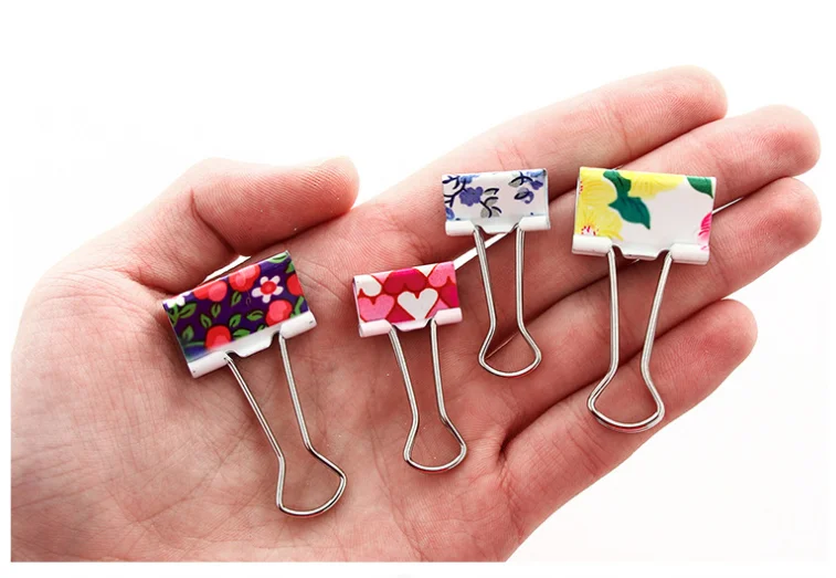 fresh lovely printing binder clips long tail clip bookmarks metal paperclip
