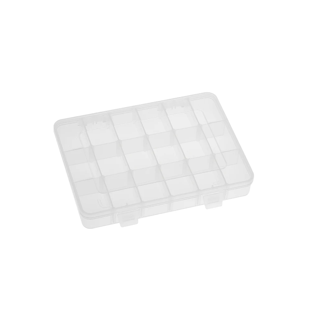 18 Grids Adjustable Plastic Storage Transparent Containers Jewelry Bead Bathroom Accessories Small Tools Organizer Box | Инструменты