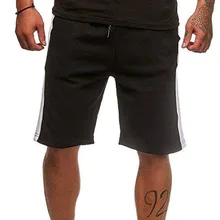 Мужская свободная простая для тренажёрного зала, пляжные шорты для бега, повседневные спортивные штаны, летние брюки