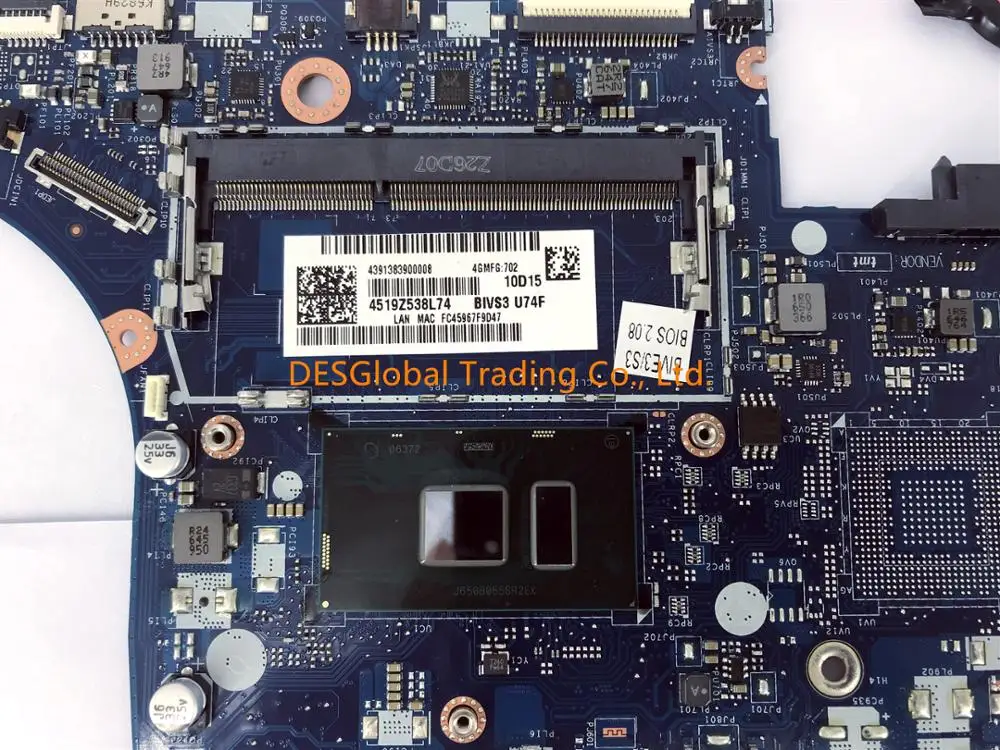 price reduction  For Lenovo E31-80 500s-13isk G31-80 Laptop Motherboard DDR3 4405U SR2EX BIVS3/BIVE3 LA-D061P Mainbo