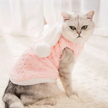 

Costume Cat Clothes Pet Windproof Suit For Cold Weather Cat Sweater Dog Sweater Hoodie Katten Kleding Cat Supplies JJ60MJ
