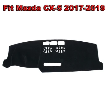 

Black Car Dashboard Cover Felt Fabric Dashboard Protector Double Anti-Skid Dash Mat Automobile Interior Accessories For Type Y