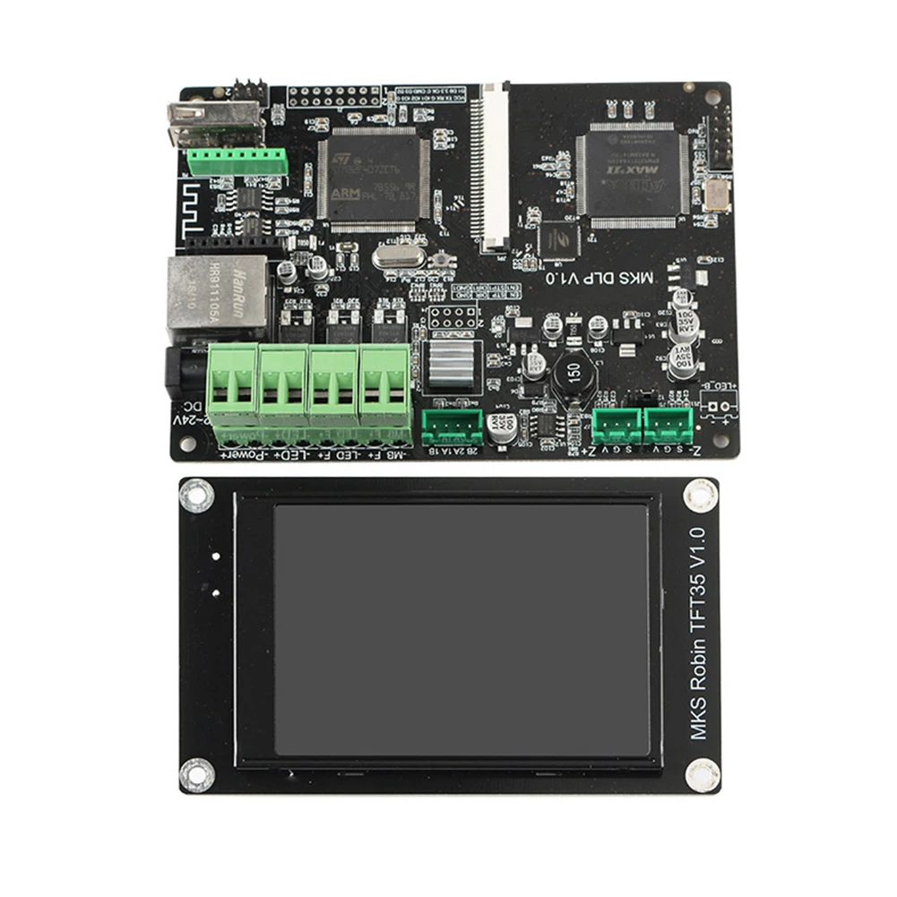 

MKS DLP Photocuring Colorful 3.5inch Touch Screen Durable Open Source High Performance 3D Printer DIY Controller Board Kit TFT35