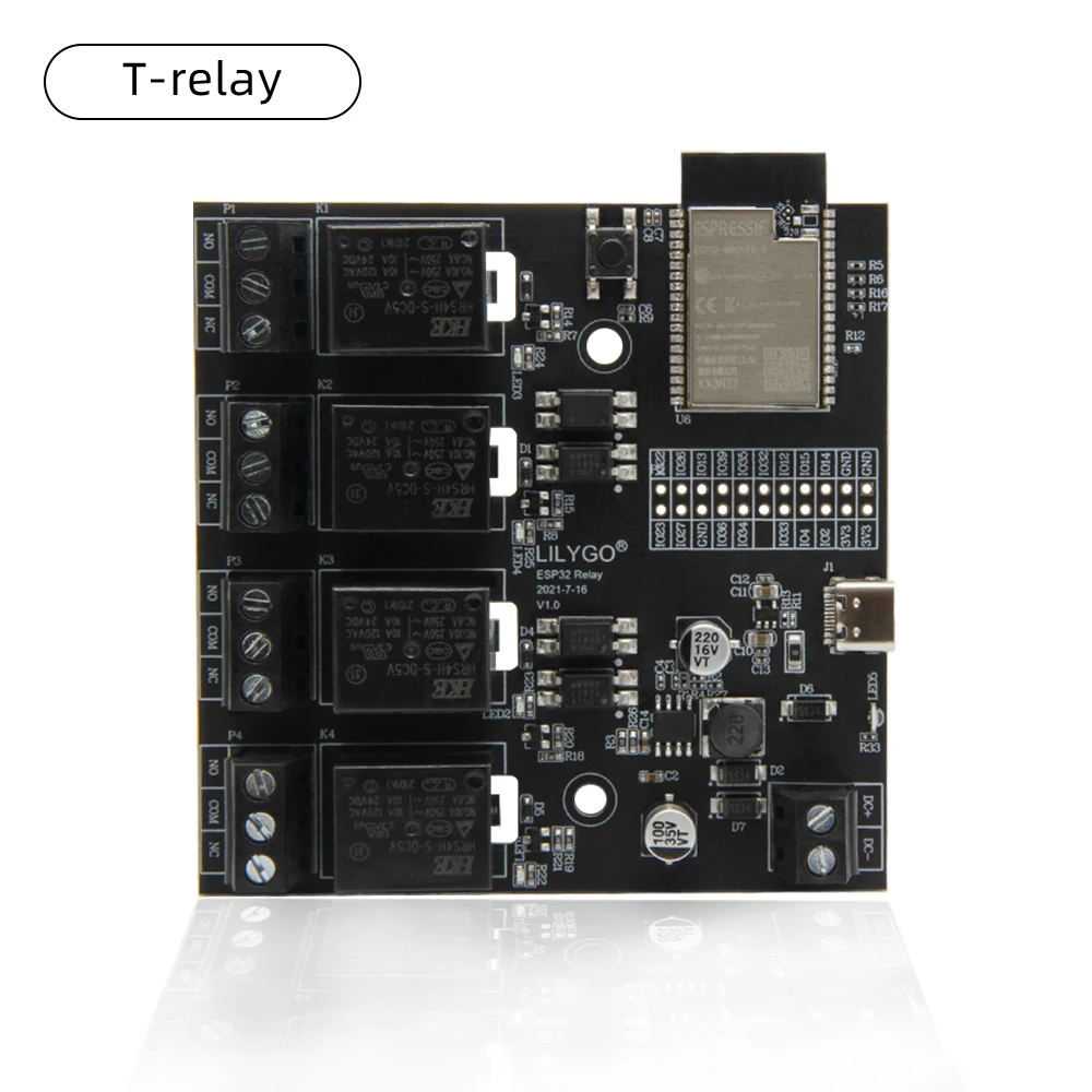 Lilygo:®ttgo T-relay Esp32 Chip dc 5v Grupos Relé 4mb Flash Iot Relay Suport Wifi Bluetooth Desenvolvimento Javali - Image 3