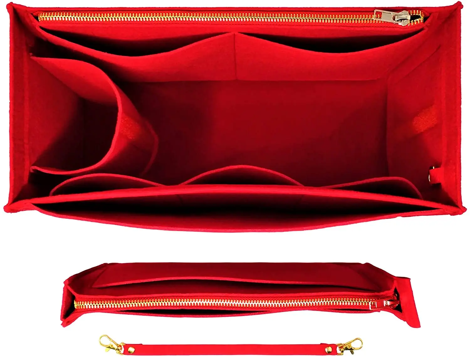 Handbag Organizer with All-in-One Style for Louis Vuitton OntheGo MM and GM  ( More Colors Available)