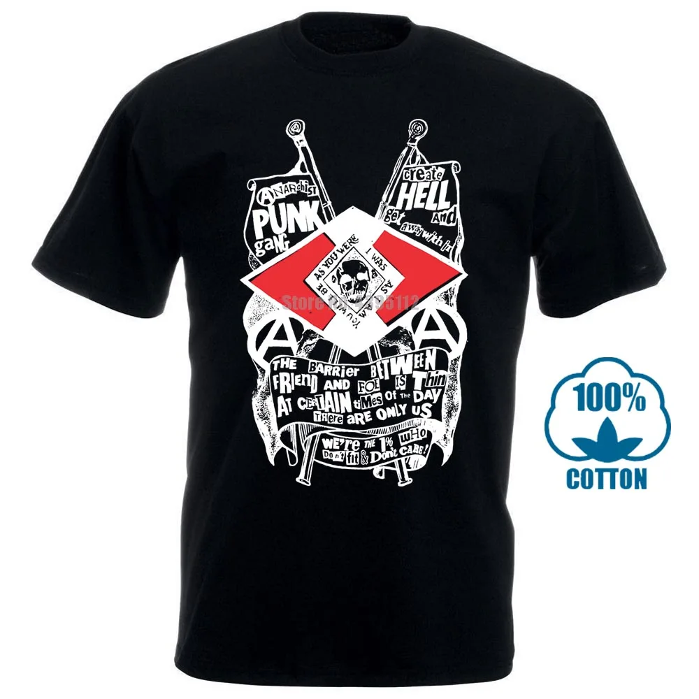 

Punk Gang Seditionaries Anarchist Vintage T Shirt Pistols Create Hell All Sizes