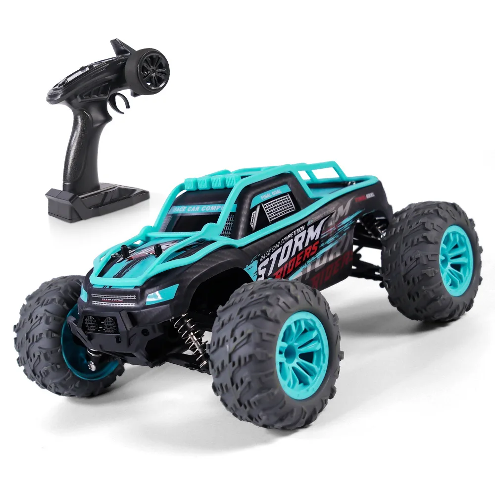 

DeerMan new 1:14 remote control 4-wheel drive full-scale high-speed Bigfoot SUV PVC car toys