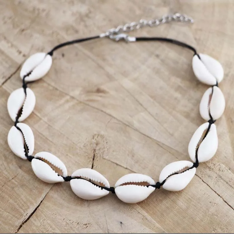 Sea Natural Cowry Kauri Shell Cowrie Choker Ibiza Beach Women