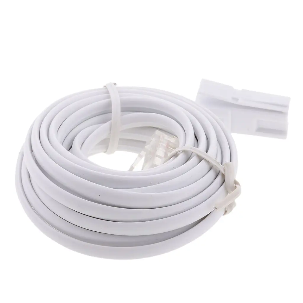 10ft Rj11 To Uk Bt 6p2c Landline Telephone Extension Cable Adapter