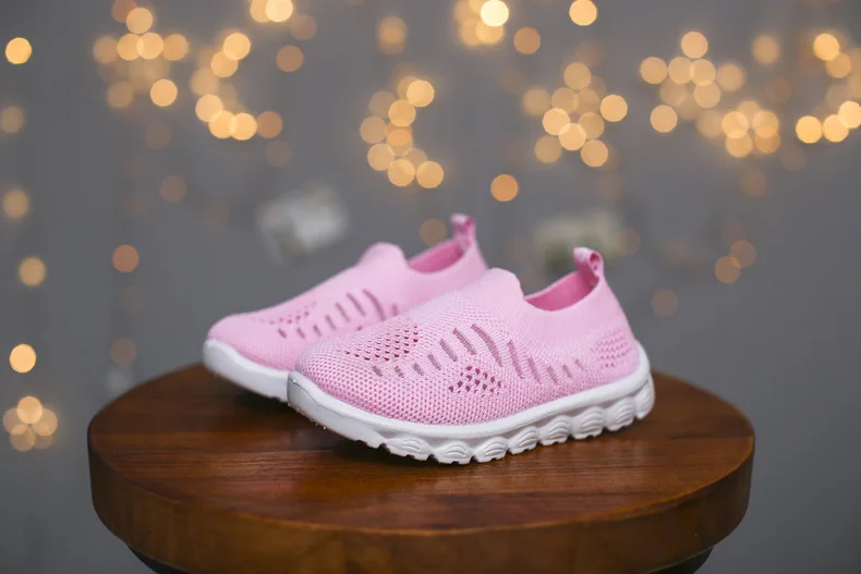 2020 Spring Summer Kids Shoes Childrens Casual Sneakers Air Mesh Cut-outs Breathable Toddlers Boys Girls Sports Shoes Soft New