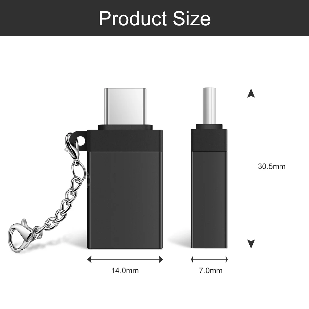 Адаптер OTG type c usb micro 3 0 преобразователь данных для зарядки Macbook Pro Samsung Huawei Xiaomi one plus