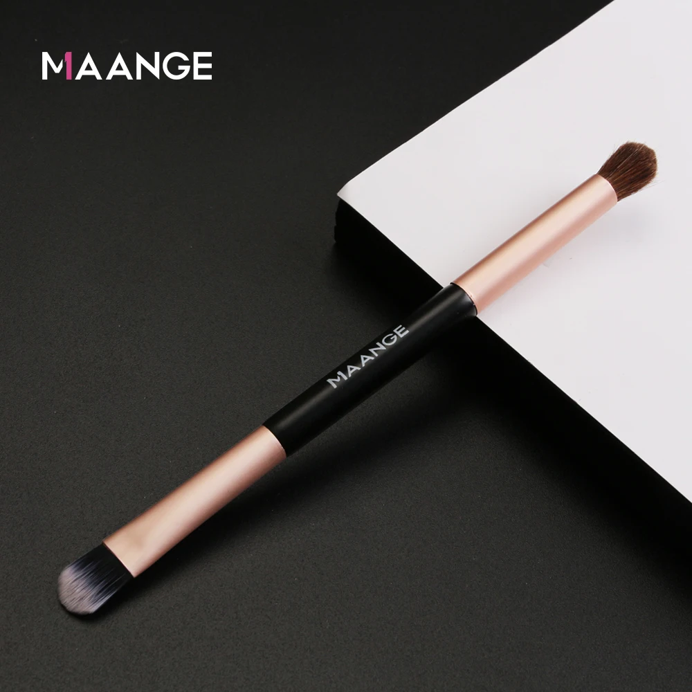 Новая нейлоновая щетина MAANGE двухсторонняя кисть для теней век мягкая легко
