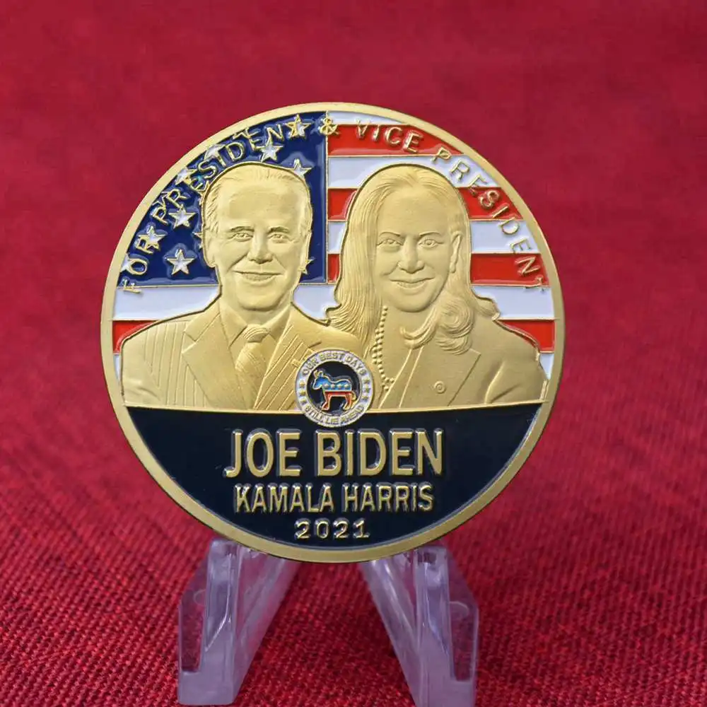 Joe Biden President Commemorative Souvenir Coin Challenge Collectible Coins 2021 Joe Biden President Commemorative Souvenir Coin Challenge Collectible Coins 2021