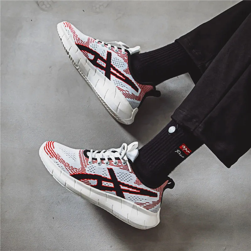 Брендовая мужская повседневная обувь дышащие весенние кроссовки модная