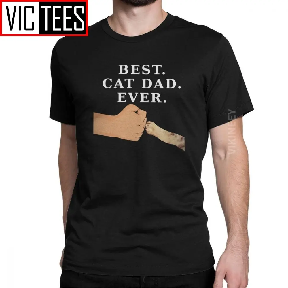 Best Cat Dad Ever Men Tshirt Daddy Claw 