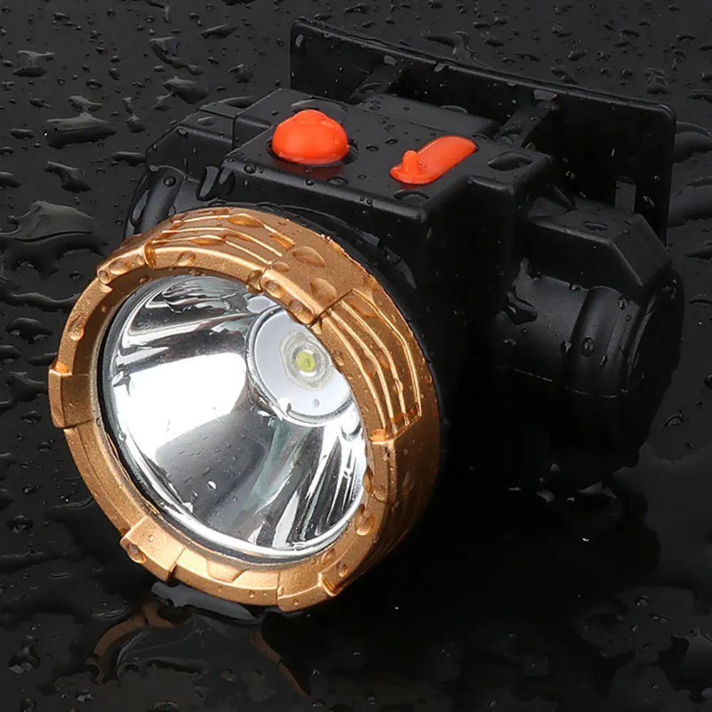 LED Headlamp Rechargeable Two Lighting Modes High Brightness Adjustable Headlamp for Fishing Camping Outdoor Activities