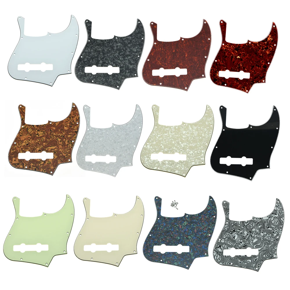 

USA Spec 5 String Jazz J Bass Pickguard with Screws Fits for American FD Scratch Plate Various Colors