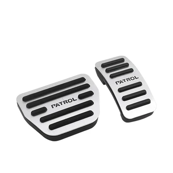 

Aluminum alloy car Accelerator gas Brake Pedal Non Slip Pedal For Nissan Patrol Y62 2012-2015 2016 2017 2018 2019 Accessories