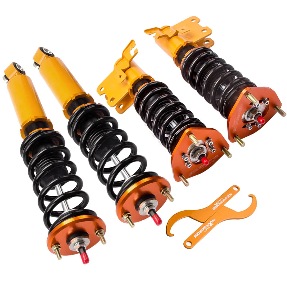 

24 Way Damper Coilovers Coil Spring Strut For Nissan S13 Silvia 200SX 240SX Front+Rear