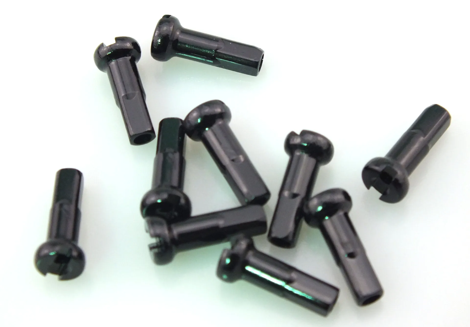 20pcs Black 20 шт MTB велосипедные спицевые колпачки 14 мм Металлические колпачки для велоспорта медные серебряные спицы Красочные шапки для езды на горном велосипеде аксессуары - Цвет: 20pcs Black