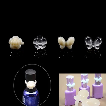 

50pcs/set Butterfly Nail Polish Display False Nails Ring Board Display Clear/Natural Color Chart Practice False Nail Art Tools