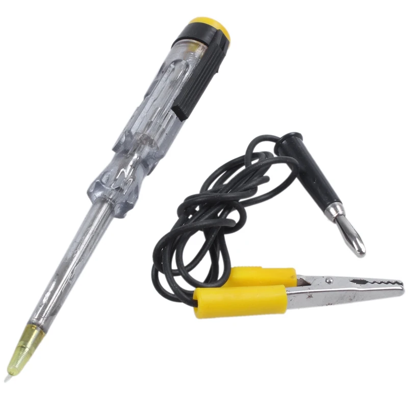 

Auto Car Black Wire Voltage Electroprobe Circuit Tester Pen DC 12V-24V
