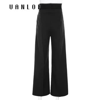 

Patchwork Letter Print Pants Women High Waist Straight Trousers Reflective High Street Women Pants