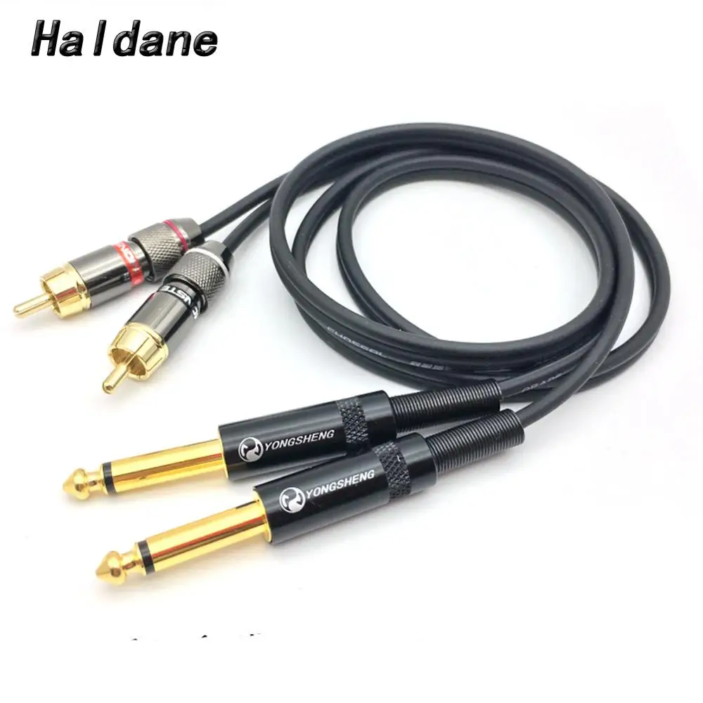 Холдейн пара hi-fi 1/4 6 35 мм подойдет как для повседневной носки так штекер RCA MaleAudio