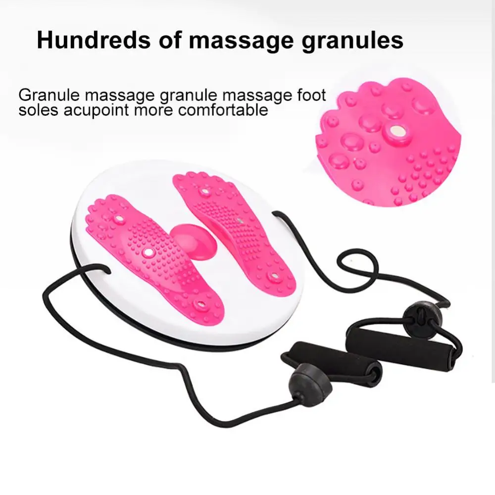 Twist Waist Disc Fitness Slim Rotating Plate Abdomen Exerciser with Pull Rope Twist Boards Yoga Equipment