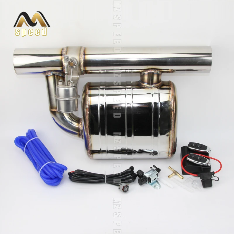 Глушитель выхлопной трубы с дистанционным управлением из нержавеющей стали