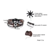 Ships Wheel Jewelry Rudder Leather Bracelet Nautical Bracelet Nautical Gifts for Men Jewelry ► Photo 2/6