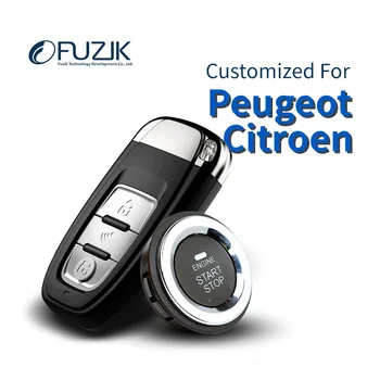 

Fuzik Keyless Go Smart Key Keyless Entry Push Remote Button Start for Peugeot Citroen 307 308 3008 408 4008 C5 C4 C3-XR DS 5LS